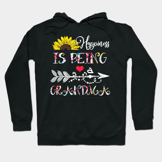 Happiness is being a grandma mothers day gift Hoodie by DoorTees